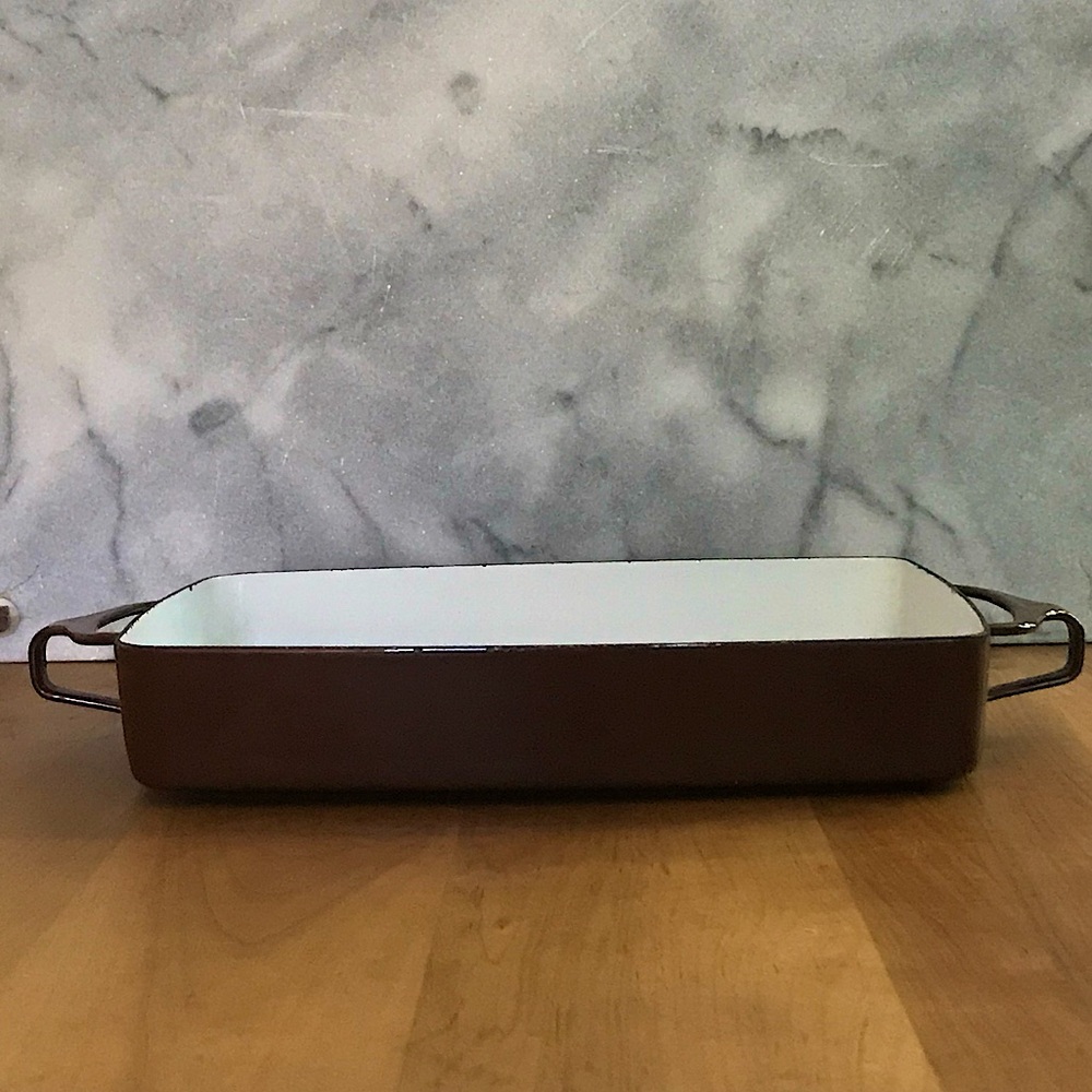 EUC vintage Dansk Kobenstyle baker in brown